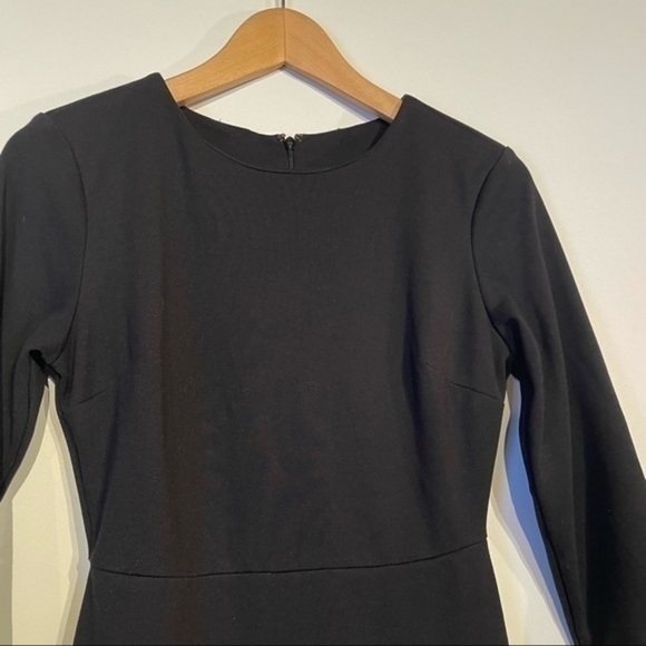 Old Navy Petite Little Black Dress Three Quarter Sleeve Stretch Knit SP - Picture 3 of 7